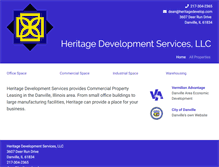 Tablet Screenshot of heritagedevelop.com